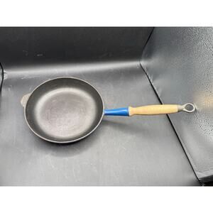 Le Creuset Blue Enamel Skillet No. 26